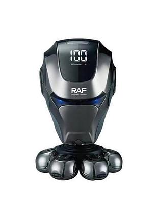 Машинка для стрижки волос со сменными насадками r.4087 raf черная top shop ua_