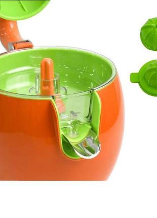 Соковыжималка для цитрусовых 300вт citrus press ly-473 оранжевая top shop ua_