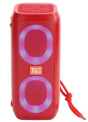 Колонка bluetooth з функцією speakerphone з радіо tg333 червона top shop ua_