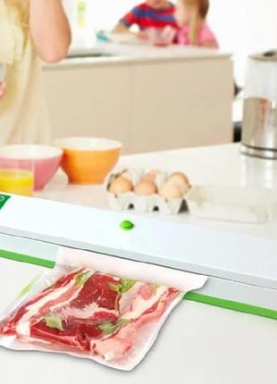 Вакууматор freshpack pro g-88 вакуумный упаковщик продуктов + пакеты top shop ua_