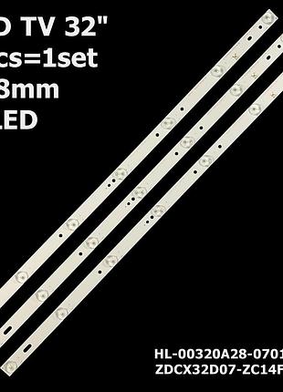 Led підсвітка 32" mystery mtv-3225lt2 1 планка