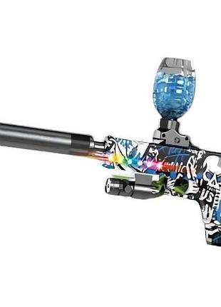 Пистолет с орбизами зарядка usb water gun wh74 черный с голубым top shop ua_