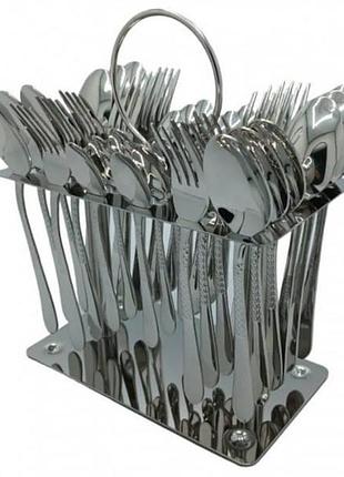 Набор столовых приборов ложки, вилки 12 персон/36 предметов cutlery set cd-05 хром top shop ua_