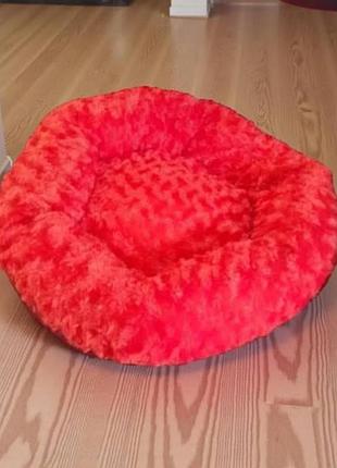Лежанка для домашних любимцев 45×40см pet choice красная top shop ua_