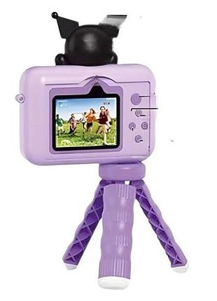 Фотоаппарат детский на штативе куроми typec tf ec 999-3 d фиолетовый top shop ua_