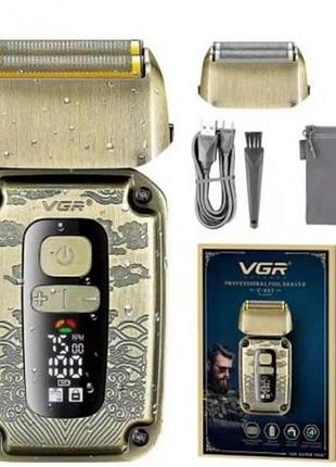 Электробритва с дисплеем vgr v 337 top shop ua_