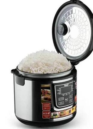 Мультиварка raf r166b 12 программ черная top shop ua_