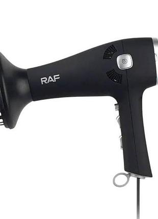 Фен для волос с концентратором 2200вт raf r.402b черный top shop ua_