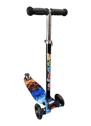 Самокат дитячий sporting scooter 316t вогонь та лід top shop ua_