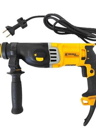 Перфоратор проводной 220v в кейсе krafftec желтый top shop ua_