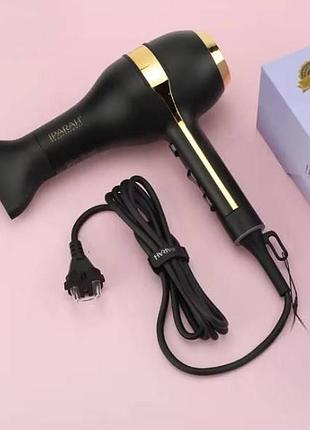 Фен профессиональный iparah p 342 черный с золотым top shop ua_