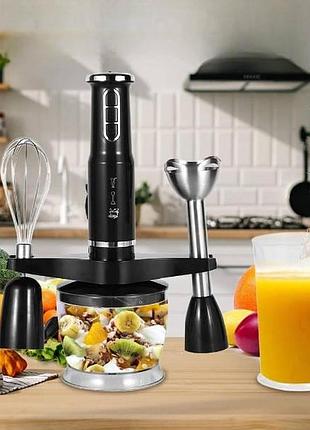 Блендер погружной со сменными насадками hoffmans 5in1 1000w hm-8029 top shop ua_