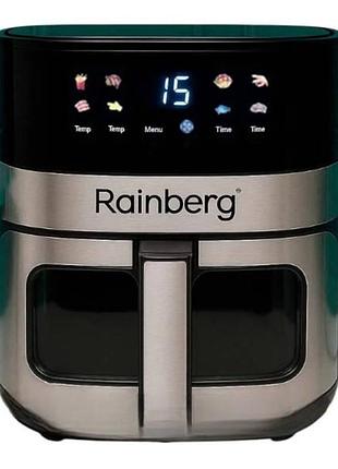 Аэрофритюрниця 8,5л rainberg rb-2295 черная top shop ua_