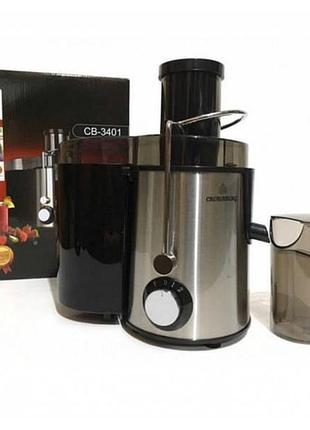 Соковыжималка кухонная crownberg cb-3401 top shop ua_