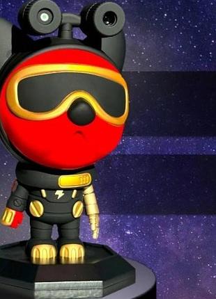 Проектор звездного неба в виде космической собаки spase dog galaxy star light красный top shop ua_