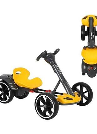 Электрокарт аккумуляторный bambi складной детский до 30 кг m6072eco koleso go kart top shop ua_