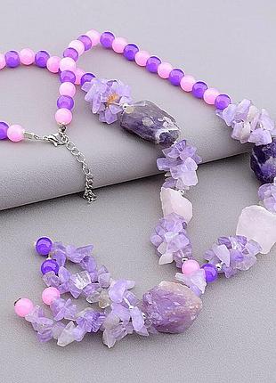 069691 намисто аметист 60 див.
