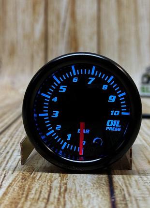 Электронный датчик давления масла + цифровой указатель led диодный ø52мм датчик автомобильный (5204)