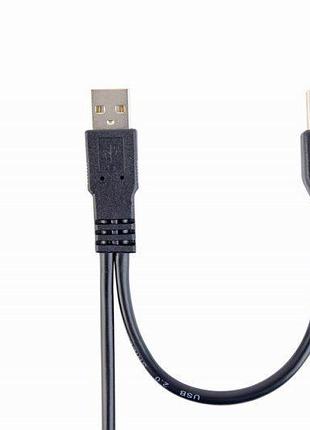 Кабель cablexpert ccp-usb22-am5p-3, преміум якість, подвійний usb 2.0 a-папа/міні usb 2.0 5-пін, 0.9 м
