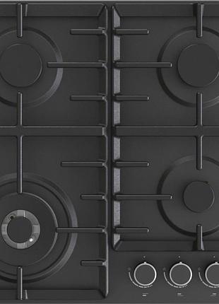 Варильна поверхня gorenje gw642ab газова, 60см, чавун, чорний
