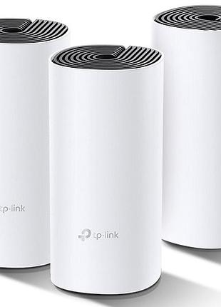 Система wifi-mesh tp-link deco p9 ac1200, 2xge lan/wan, 3мод, powerline av1000