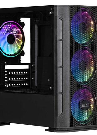 Корпус 2e gaming calleo gb700 без бж 2xusb3.0, 1xusb2.0, 4x120мм argb, vga 320мм, lcs ready, контролер з пультом, tg side window,