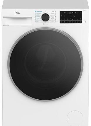 Стирально-сушильная машина beko b5dft510457wpb фронтальная, 10(7)кг, 1400, а, 60см, дисплей, инвертор, пар, homewhiz, белый