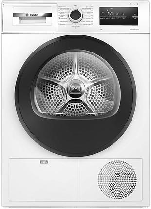 Сушильна машина bosch wth85206ua тепловий насос, 8кг, a++, 61см, дисплей, білий