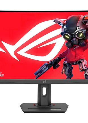 Монитор asus 27" rog strix xg27wcms hdmi, dp, usb-c, audio, va, 2560x1440, 280hz, 1ms, srgb 125%, curved, adaptivesync, has,