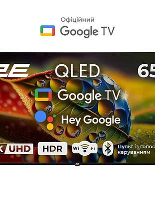 Телевизор 65" 2e 2e-65a77q 2e 2e-65a77q-65a77q qled 4k 60hz smart google tv black