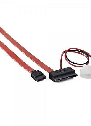Кабель cablexpert cc-msata-001, дата кабель(molex) папа+sata на microsata, 250 мм.