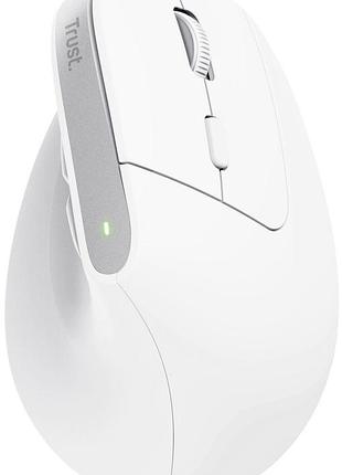Мышь trust 25399_trust bayo+ multidevice ergonomic, bt/wl/usb-a, біла