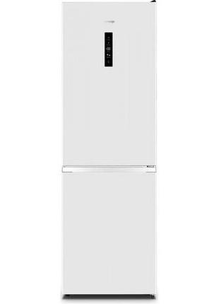 Холодильник gorenje n619eaw4 з нижн. мороз. камерою, 185х60х60см, 2 дв., х- 207л, м- 93л, a++, nofrost plus, fresh zone, зовн.