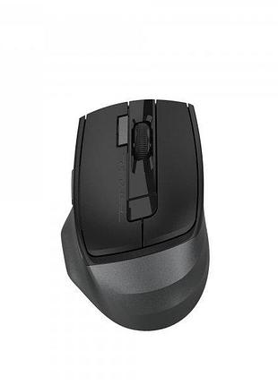 Мышь беспроводная a4tech fb45cs air2 (smoky grey), бесшумная fstyler, bt+rf (combo), 2000dpi, usb, встроенный аккумулятор,