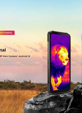 Смартфон doogee 6923740234303 fire 6 6.56" 6/256гб, 2sim, 10400ма•ч, черный (с тепловизором) 2