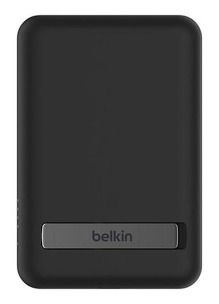 Акумулятор портативний літій-іонний power bank belkin bpd004btbk 5000ма·год, 7.5вт, magsafe, чорний