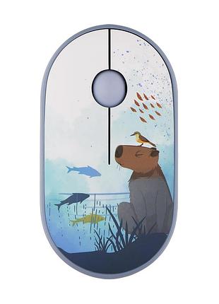 Мышь 2e 2e-mf300wcapibarabl mf300 capybara:swim silent wl bt, синий