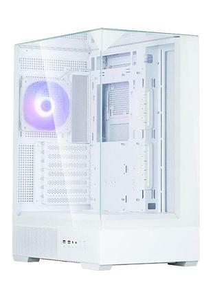 Корпус zalman p40prismwhite p40 prism без бж, 2xusb3.0, 1xusbtype-c, 1x120мм argb, vga 420мм, lcs ready, tg 3x panels, atx, білий