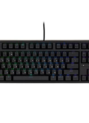 Клавіатура механічна keychron c3px-h3-ua c3 pro v2 87key, k pro brown, usb-a, qmk, hot-swap,8k, en/ukr, rgb, чорний