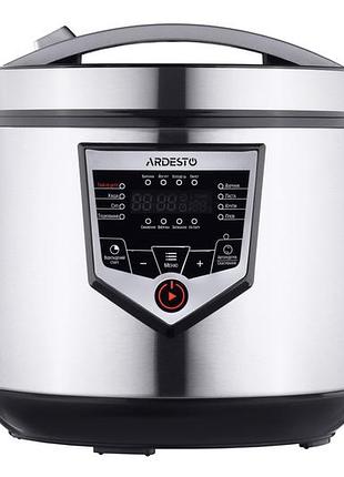 Мультиварка ardesto mc-x16x, 860вт, чаша-4л, электронное управл., платик, серый