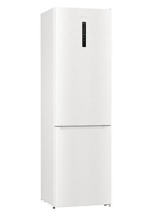 Холодильник с нижн. мороз. камерой gorenje nrk6202aw4, 200х60х60см, 2 дв., 235(96)л, а++, total nf , зона св-ти, внешн.диспл, бе