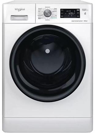 Стирально-сушильная машина whirlpool ffwd8649bvua фронтальная, 8(6)кг, 1400, a, 60см, дисплей, пар, инвертор, белый
