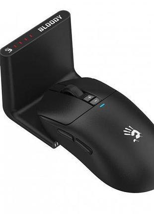 Мышь игровая беспроводная игровая bloody r72 pro duo (black), оптическая 20000 cpi, цвет черный