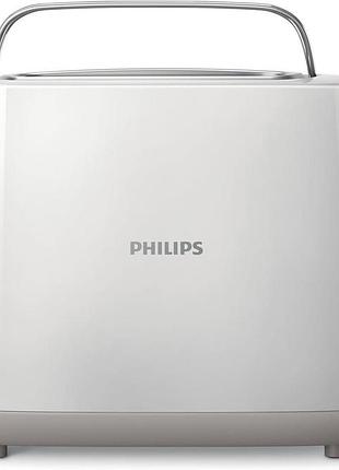 Тостер philips hd2581/00 daily collection 830вт, пластик, білий