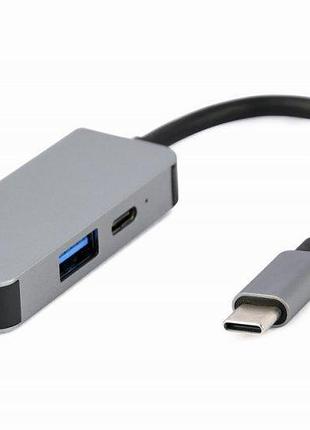 Адаптер cablexpert a-cm-combo3-02, usb type-c 3-в-1