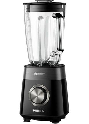 Блендер philips стационарный series 5000, 1200вт, чаша-2000мл, стекло, черный