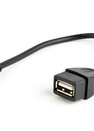Кабель адаптер usb otg cablexpert a-otg-afbm-002 для устройств, af - mini bm, 0.15м.