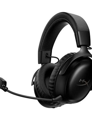 Гарнітура ігрова hyperx a59yzaa cloud iii s, wl/usb-a/usb-c, чорний