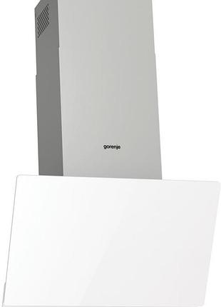 Витяжка gorenje whi649exgw похила, 60см, 608м.куб/год, білий
