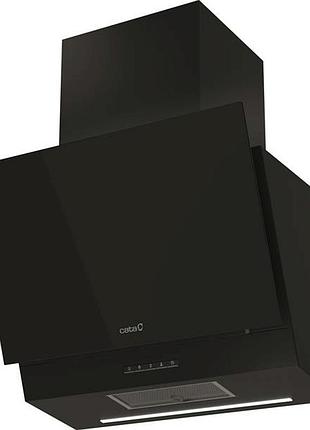 Витяжка похила cata 02127211, 60см, 1350м.куб/год, thalassa 600 xgbk, чорний